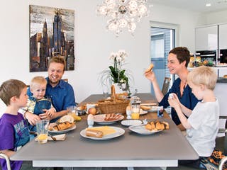 Fertighaus Bitburg von STREIF Haus, Stadtvilla Innenansicht 1