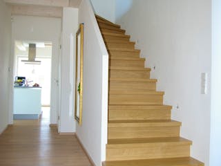 Fertighaus Blankenhorn von Holzhaus Rosskopf Schlüsselfertig ab 429000€, Satteldach-Klassiker Innenansicht 2