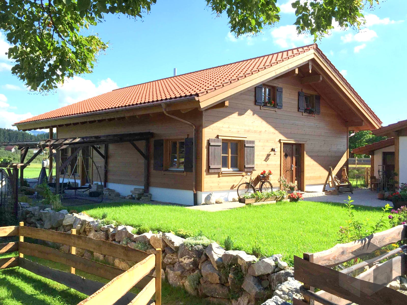 Einfamilienhaus Bodensee von Tirolia Blockhaus Fertighaus.de