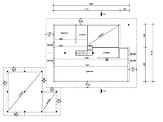 Fertighaus Bodensee von TIROLIA Ausbauhaus ab 130320€, Blockhaus Grundriss 1