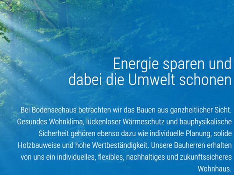 Energie sparen und dabei die Umwelt schonen