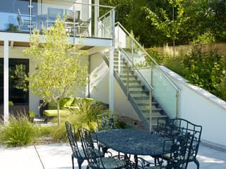 Fertighaus Bond - Kundenhaus von Bau-Fritz Schlüsselfertig ab 980000€, Stadtvilla Außenansicht 11