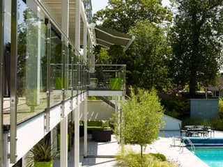 Fertighaus Bond - Kundenhaus von Bau-Fritz Schlüsselfertig ab 980000€, Stadtvilla Außenansicht 16