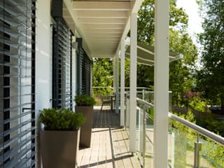 Fertighaus Bond - Kundenhaus von Bau-Fritz Schlüsselfertig ab 980000€, Stadtvilla Außenansicht 17