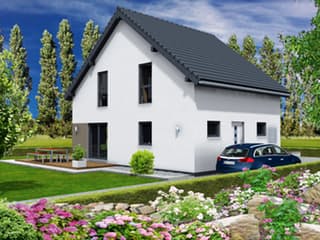 Fertighaus Berlin von Fingerhut Haus Schlüsselfertig ab 276100€, Satteldach-Klassiker Außenansicht 2