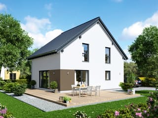 Fertighaus Berlin von Fingerhut Haus Schlüsselfertig ab 276100€, Satteldach-Klassiker Außenansicht 1