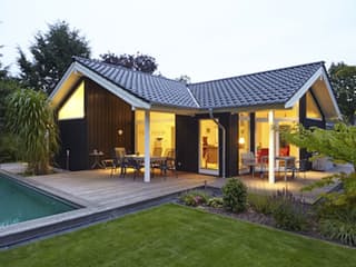 Fertighaus Musholm 94+11 von EBK Haus, Bungalow Außenansicht 1