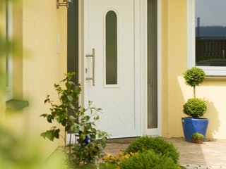 Fertighaus Boston von Albert Haus Schlüsselfertig ab 269500€, Bungalow Außenansicht 4