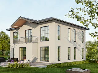 Massivhaus Haus Valero von Botan Haus, Stadtvilla Außenansicht 1