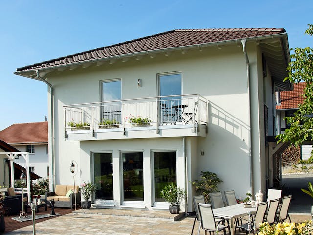 Fertighaus BRAVUR 130 W ek von FingerHaus Schlüsselfertig ab 341835€, Stadtvilla Außenansicht 4