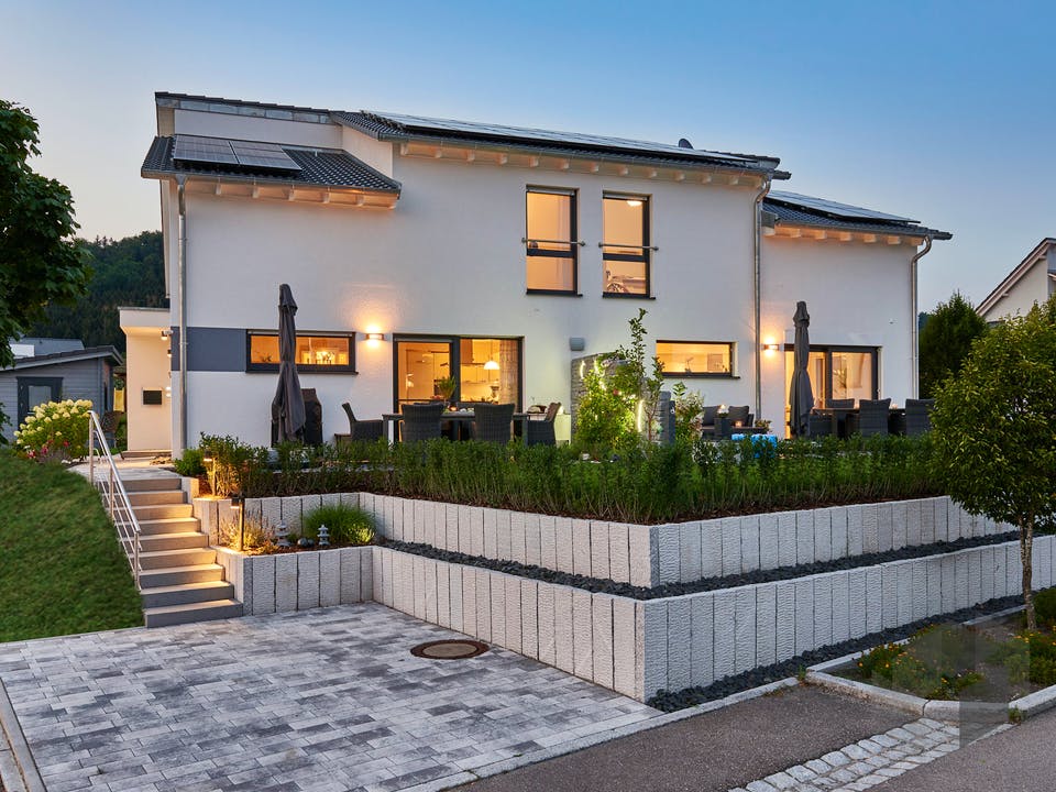 Haus Buchwald von Fertighaus WEISS Außenansicht