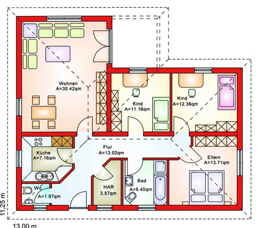 BS 100 Winkelbungalow floor_plans 0