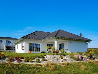 Fertighaus Mauren von Bodenseehaus, Bungalow Außenansicht 1