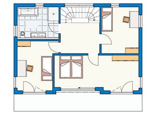 Fertighaus Rorschach von Bodenseehaus, Stadtvilla Grundriss 2