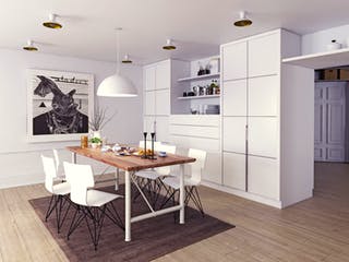 Fertighaus Rorschach von Bodenseehaus, Stadtvilla Innenansicht 1