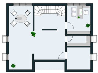 Fertighaus Musterhaus Suhr von Bodenseehaus, Stadtvilla Grundriss 3