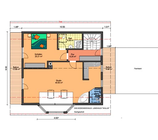 Fertighaus Haus Wallis von DAS BODENSEEHAUS, Satteldach-Klassiker Grundriss 3