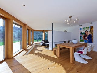 Fertighaus Bullinger - Kundenhaus von Bau-Fritz Schlüsselfertig ab 1240000€, Pultdachhaus Innenansicht 4