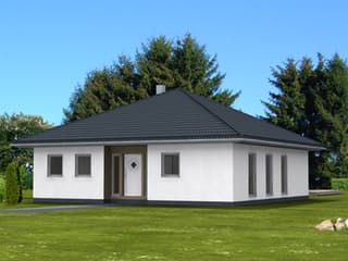 Fertighaus Bungalow 108 von Suckfüll Energiesparhaus Schlüsselfertig ab 162700€, Bungalow Außenansicht 1