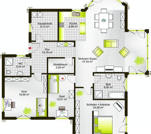 Bungalow 152 WD floor_plans 0