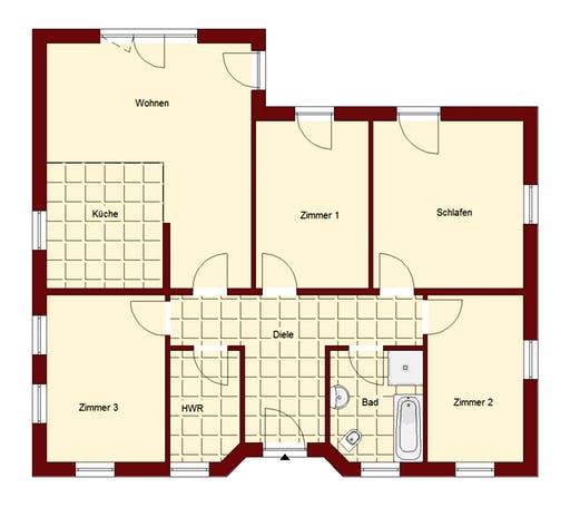 Bungalow Falkensee 111 Floorplan 2