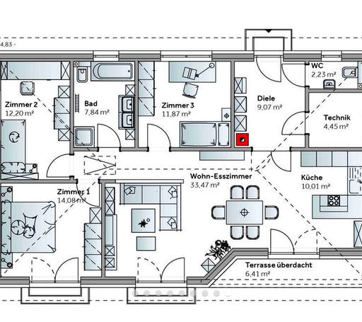 Bungalow Family VII Emotion Floorplan 1