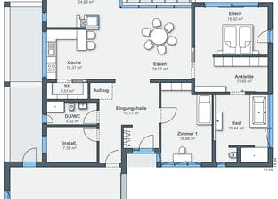 Ausstellungshaus Mannheim - Bungalow Grundriss
