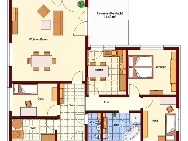 Einen Bungalow Planen & Bauen - Häuser & Infos | Fertighaus.de