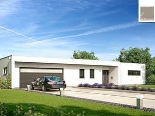 Massivhaus Bungalow Purea von Kern-Haus Schlüsselfertig ab 542900€, Bungalow Außenansicht 1