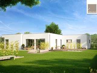 Massivhaus Bungalow Purea von Kern-Haus Schlüsselfertig ab 542900€, Bungalow Außenansicht 2