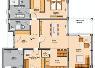 Bungalow Select Grundriss