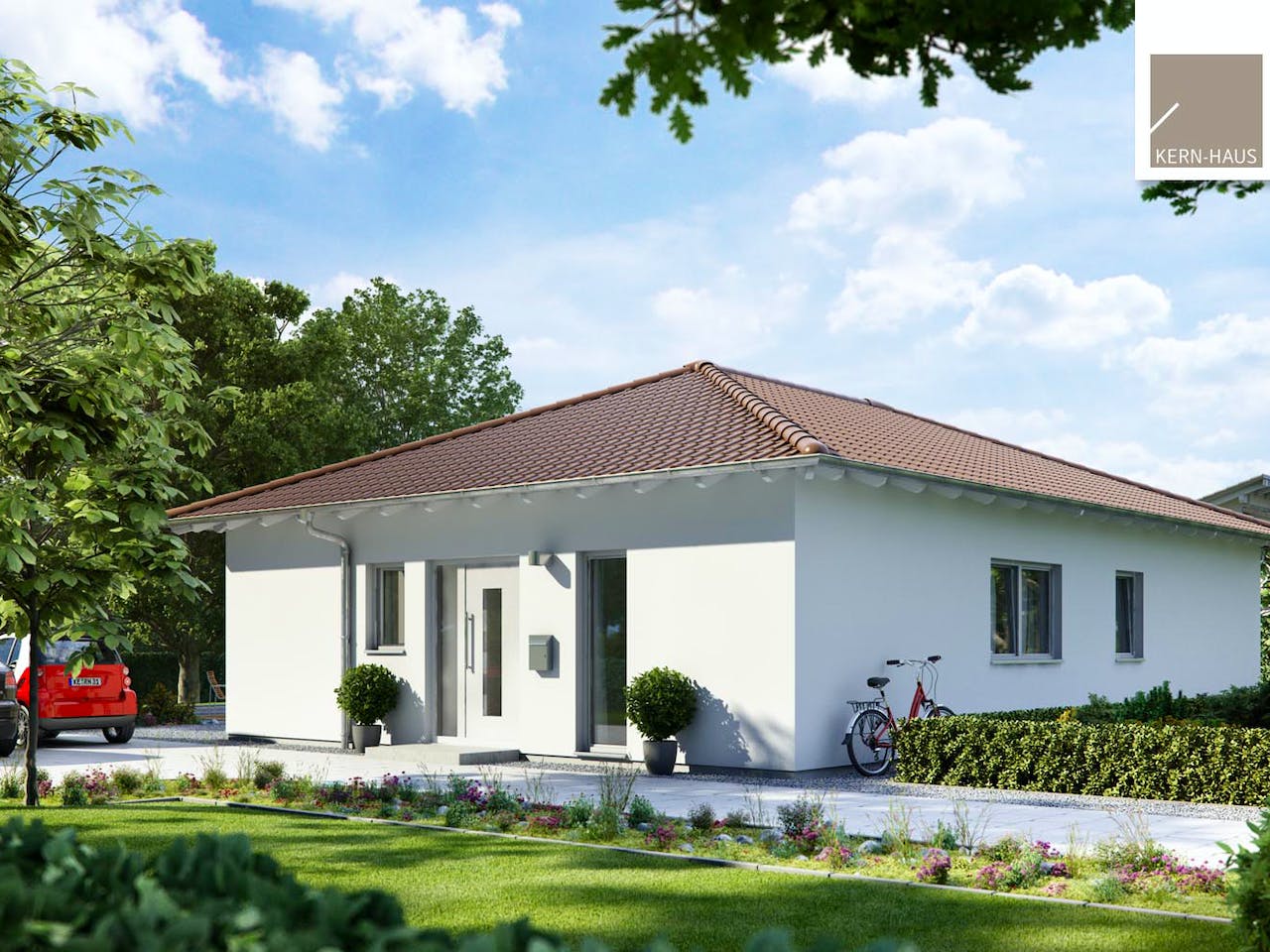 Einfamilienhaus Bungalow Vita Von Kern-Haus | Fertighaus.de