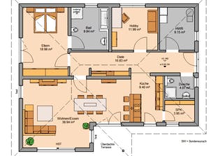 Bungalow Vita Grundriss