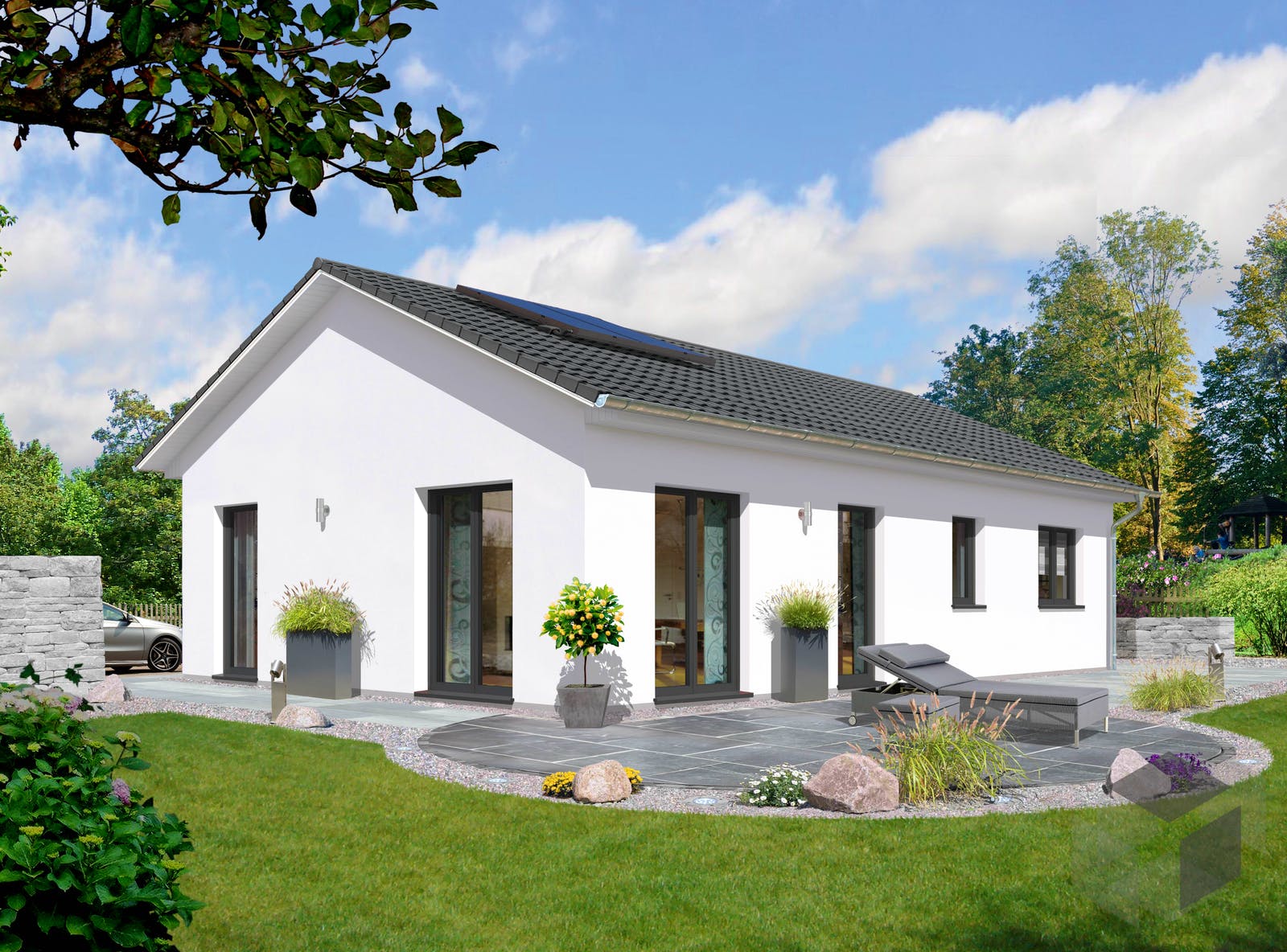 Einfamilienhaus Bungalow 100 von Town & Country Haus | Fertighaus.de