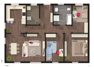 Bungalow 110 Grundriss