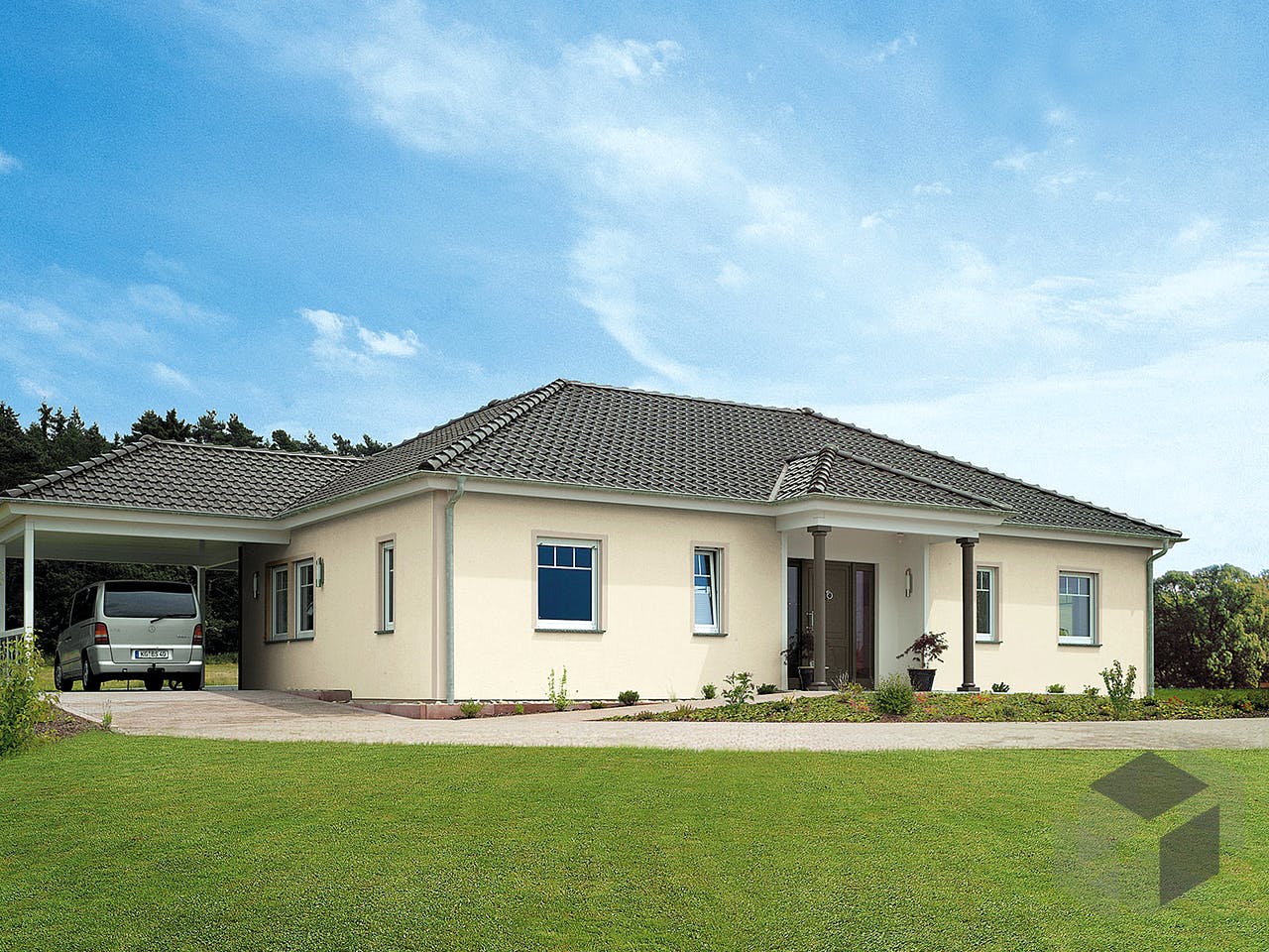 Einfamilienhaus Bungalow 133 von Hanse Haus | Fertighaus.de