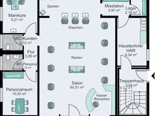 Fertighaus Business von STREIF Haus, Stadtvilla Grundriss 3