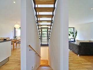 Fertighaus Referenzhaus 1 von Bittermann & Weiss Holzhaus Schlüsselfertig ab 307500€, Satteldach-Klassiker Innenansicht 1
