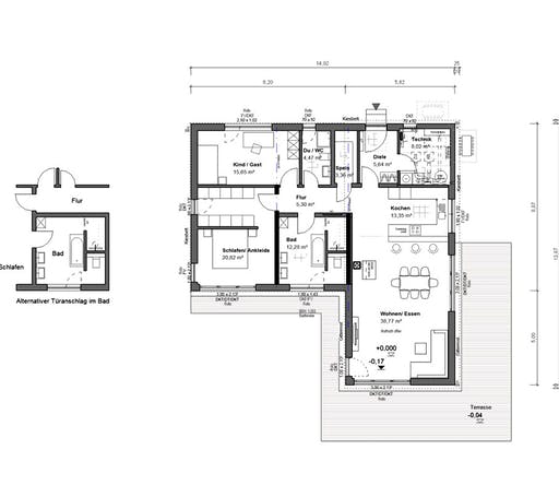 bauen.WIEWIR Lessingstraße 109 WD Floorplan 1