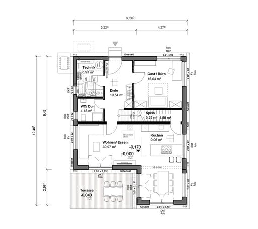 bauen.WIEWIR Schlossallee 151 Floorplan 1