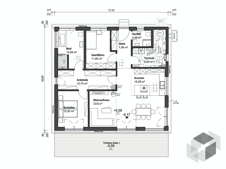 Goethestraße 111 - Walmdach von bauen.wiewir Grundriss