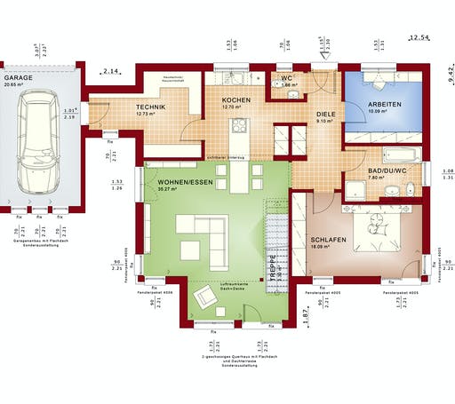 Bien Zenker Ambience 100 V5 Floorplan 1