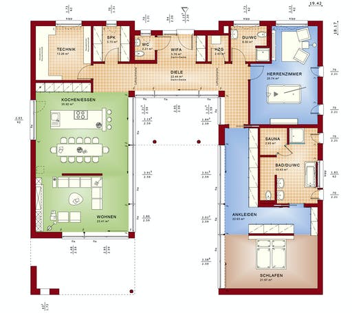 Bien Zenker Ambience 209 FD Floorplan 1