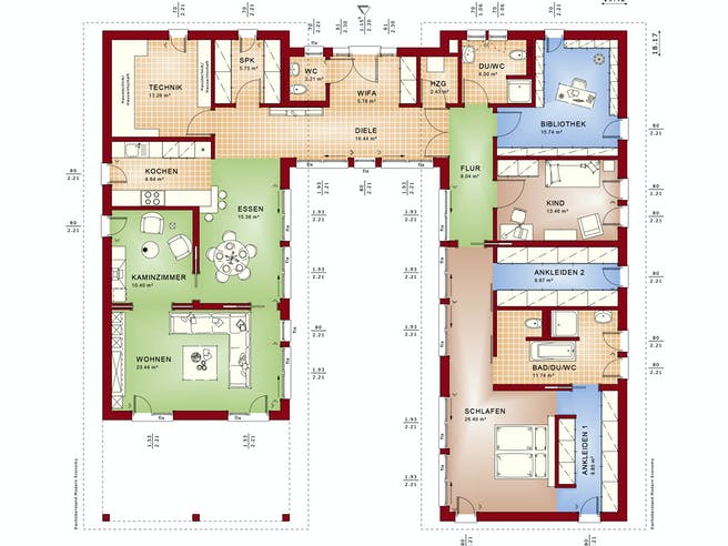 Einen Bungalow Planen Bauen Hauser Infos Fertighaus De