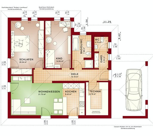 Bien Zenker Ambience 88 V3 Floorplan 1