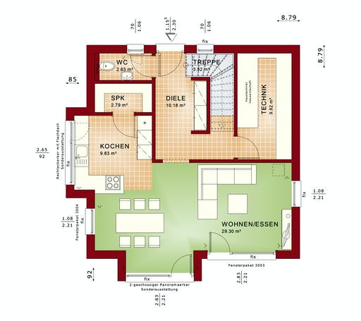 Bien Zenker Evolution 124 V9 Floorplan 1