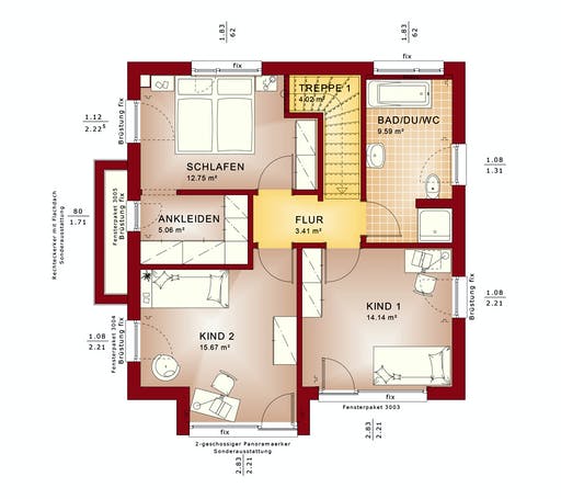 Bien Zenker Evolution 124 V9 Floorplan 2