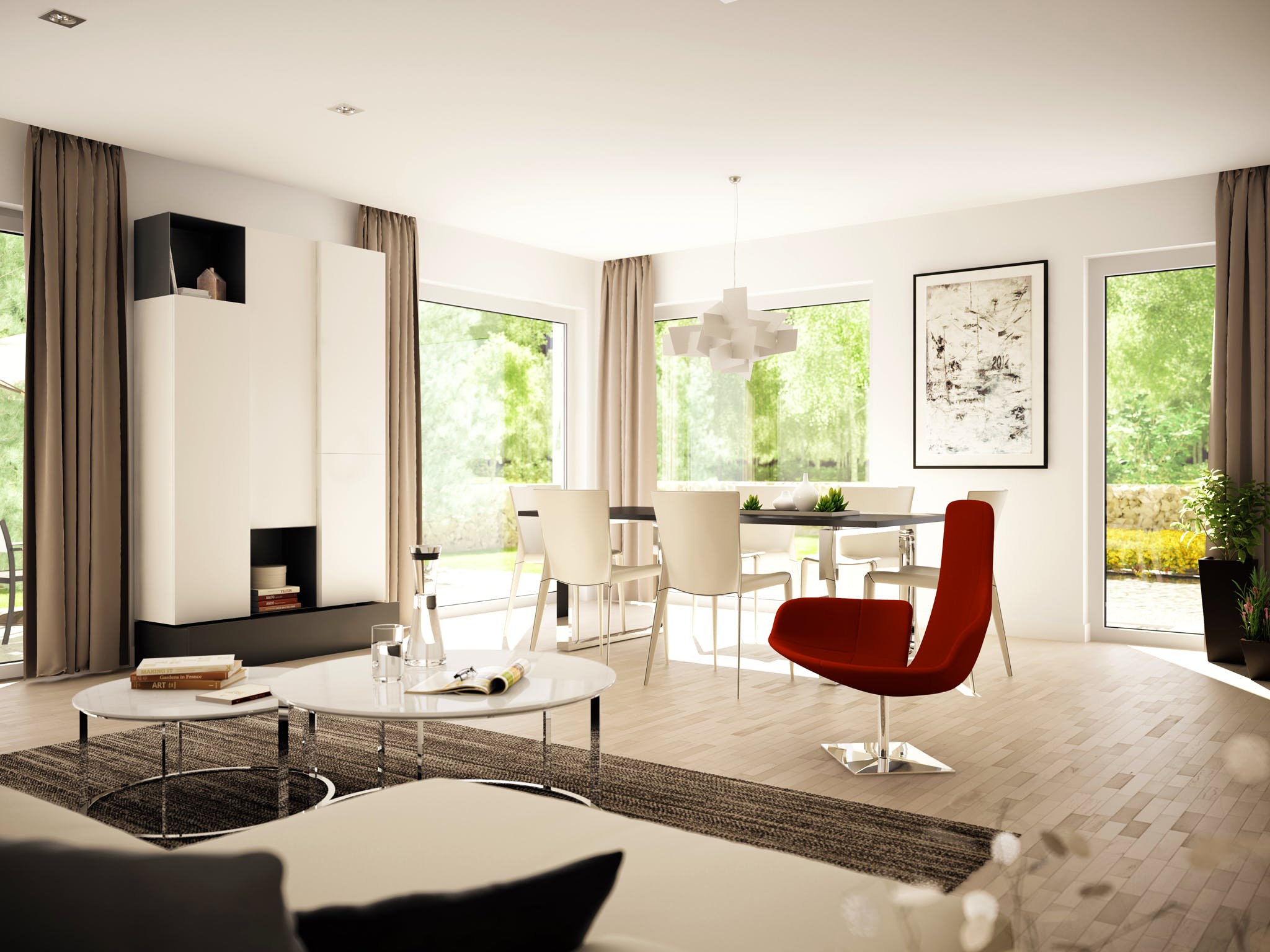 Fertighaus EVOLUTION 152 V5 von Bien-Zenker Schlüsselfertig ab 300209€, Satteldach-Klassiker Innenansicht 1