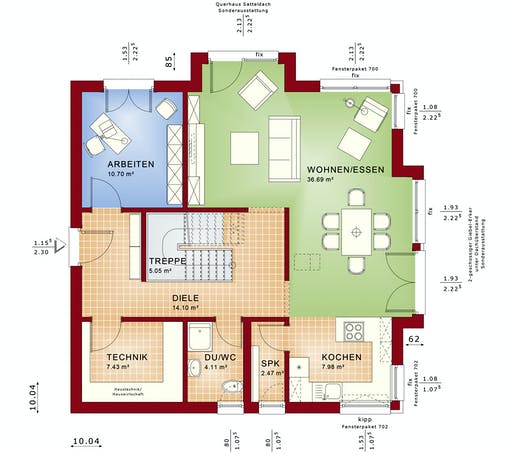 Bien Zenker - Fantastic 161 V4 Floorplan 1
