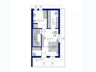 Fertighaus CELEBRATION 135 V4 XL von Bien-Zenker Schlüsselfertig ab 419250€, Pultdachhaus Grundriss 3